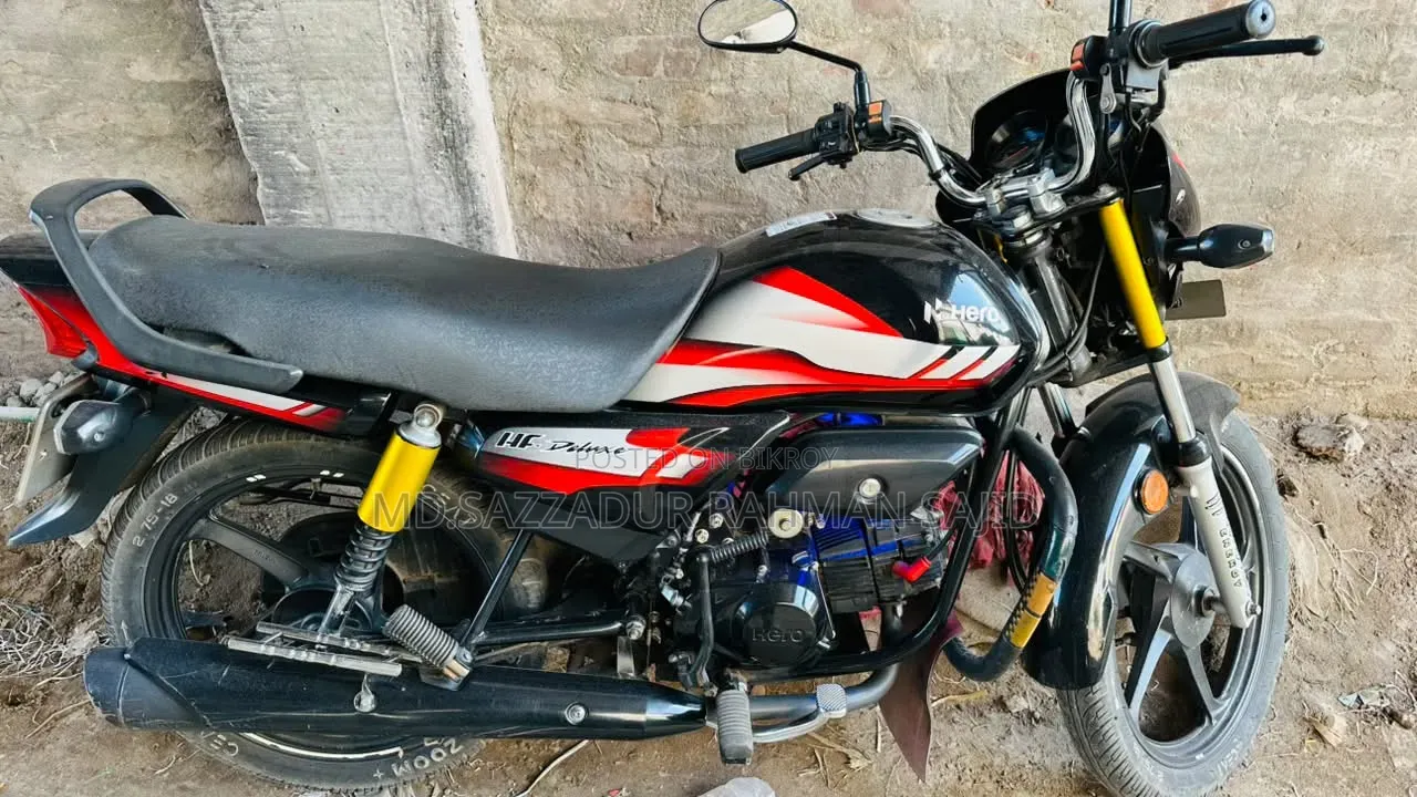 হিরো এইচএফ ডিলাক্স ২০২২ কালো