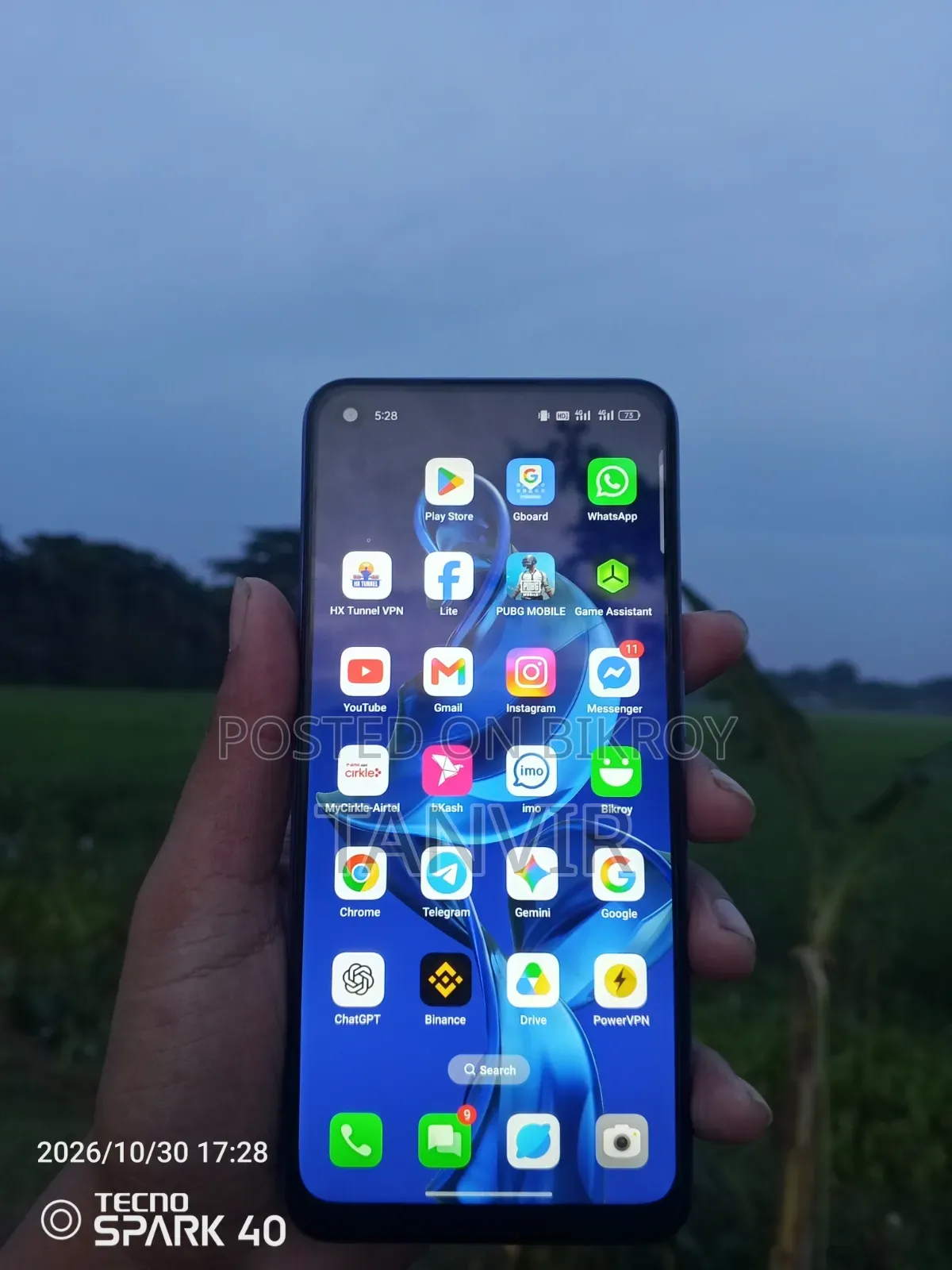 Oppo Reno8 (China) 256 GB Blue