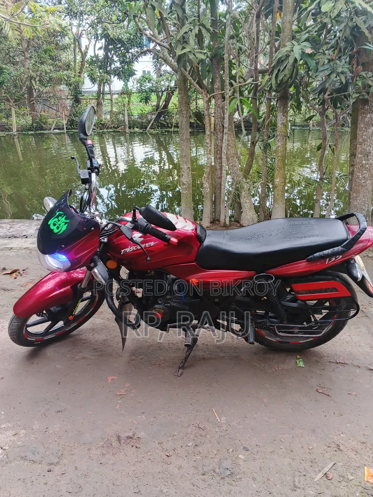 New Bajaj Discover 135 2026 Red