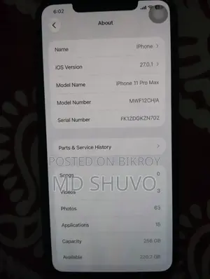 Apple iPhone 11 Pro Max 256 GB Gray