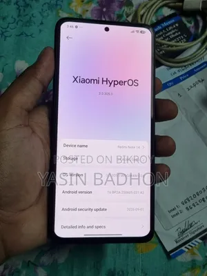 Xiaomi Redmi Note 14 5G 256 GB Black