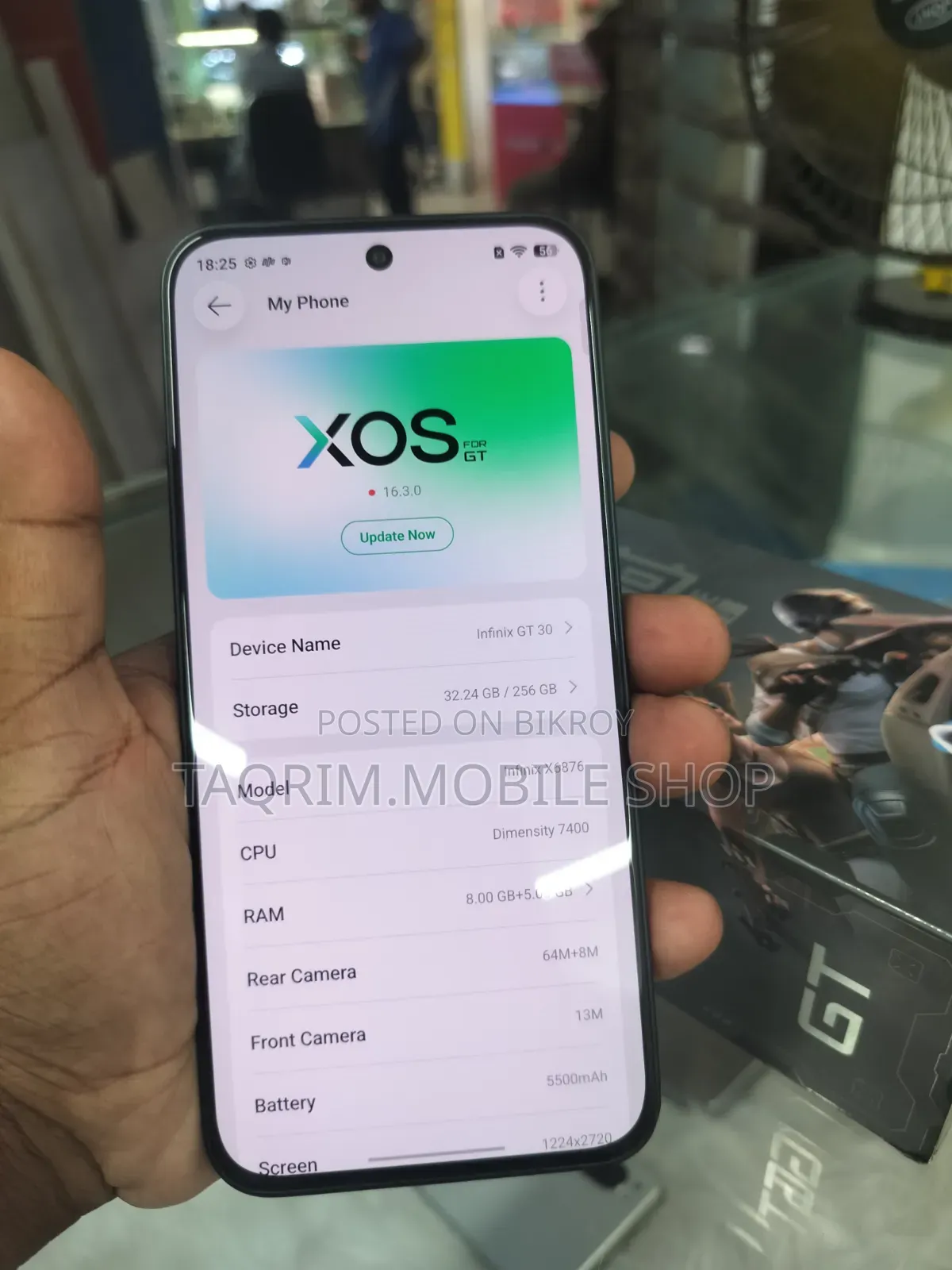 Infinix GT 30 5G 256 GB Green