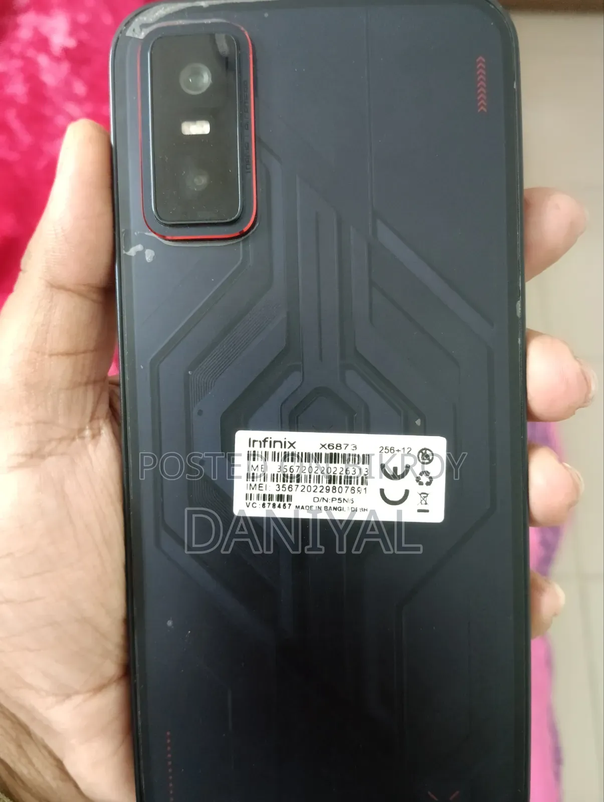 Infinix GT 30 Pro 5G 256 GB Black