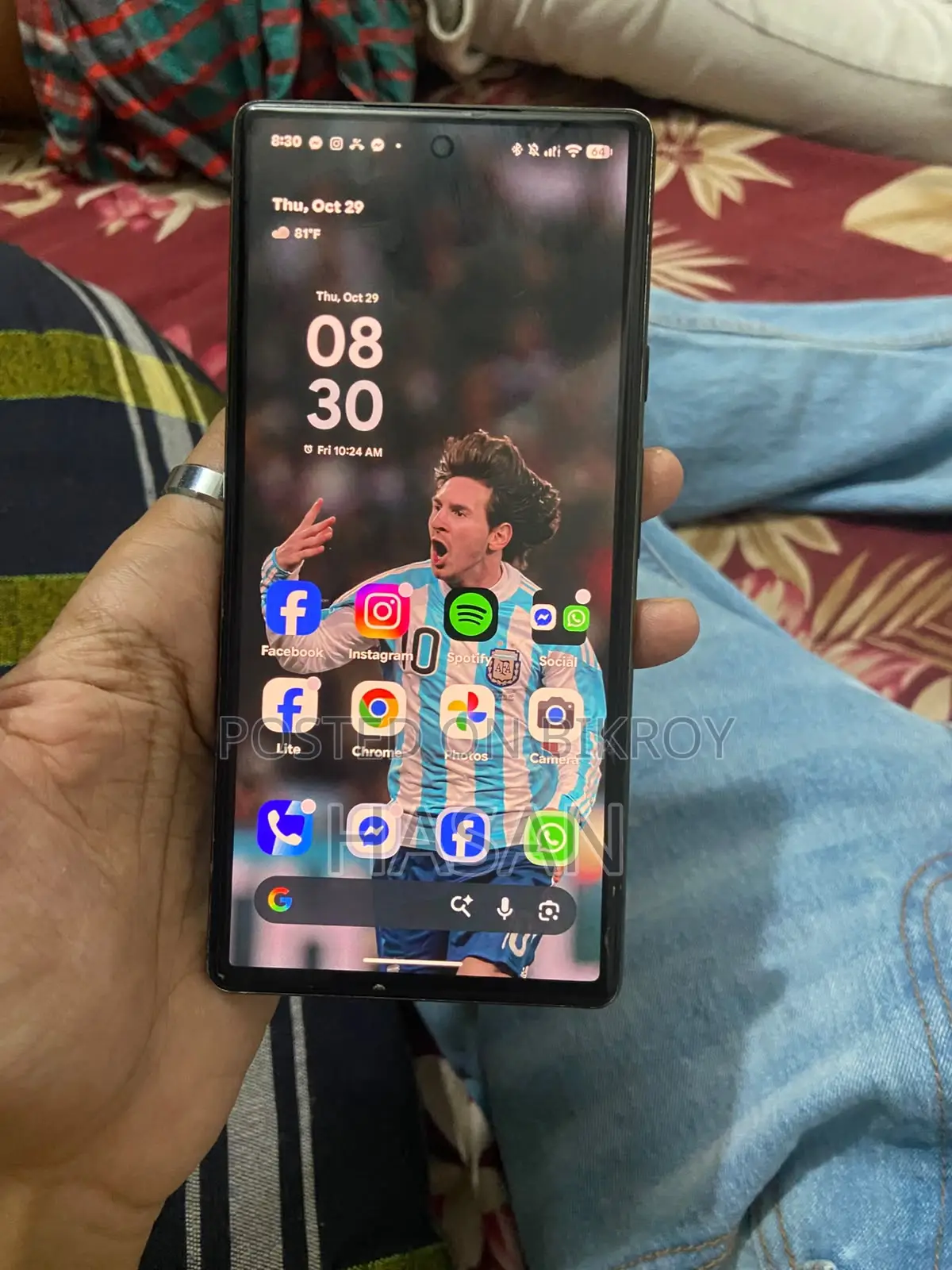 গুগল পিক্সেল ৬ ১২৮ জিবি ব্ল্যাক