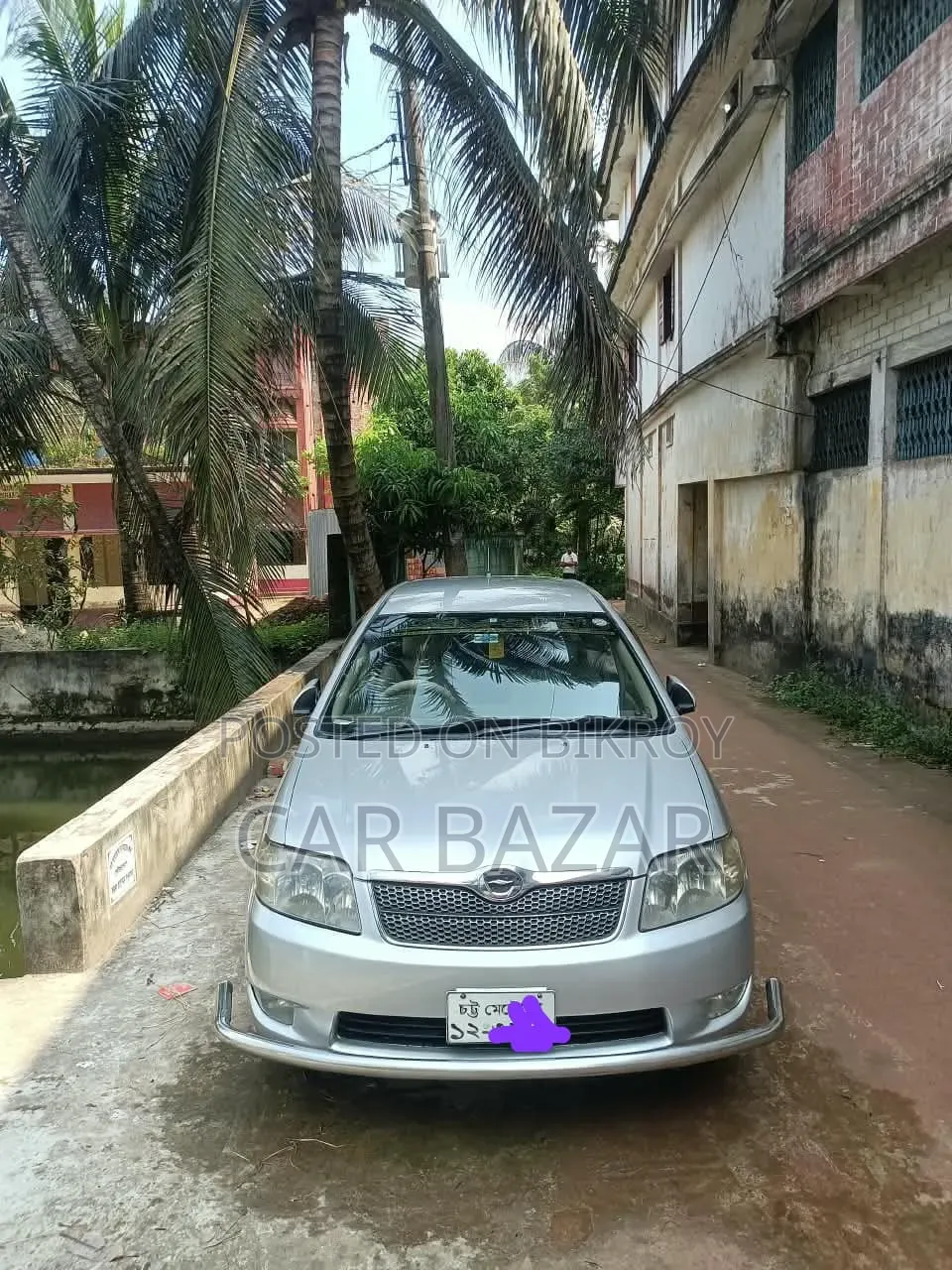 টয়োটা করোল্লা ফিল্ডার ১.৫ পেট্রোল এফডব্লিউডি ২০০৪ সিলভার