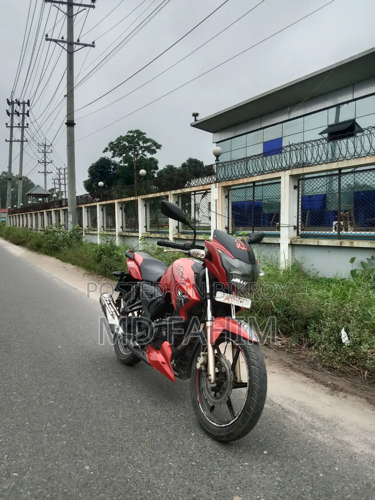 TVS Apache RTR 160 2V 2018 Red