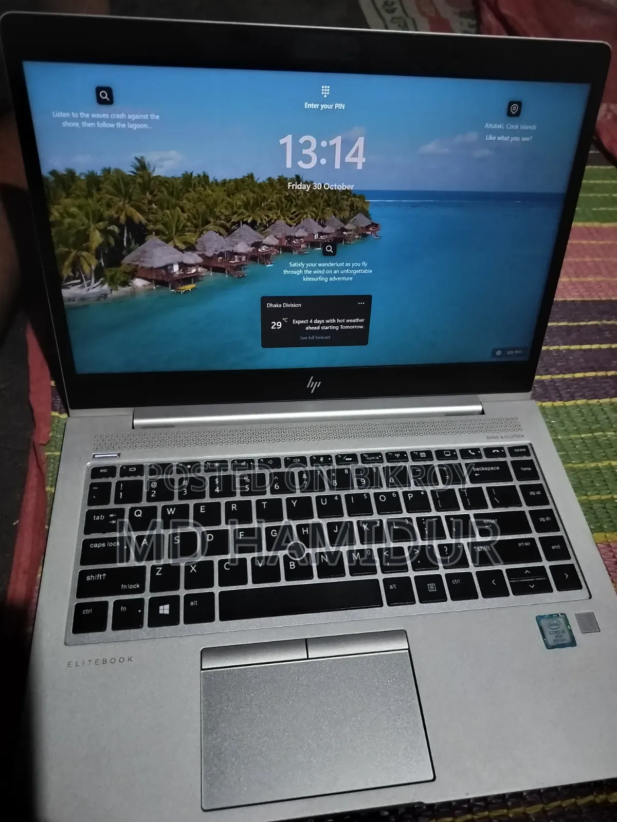 Laptop HP EliteBook 840 G6 8GB Intel Core i5 SSD 256GB