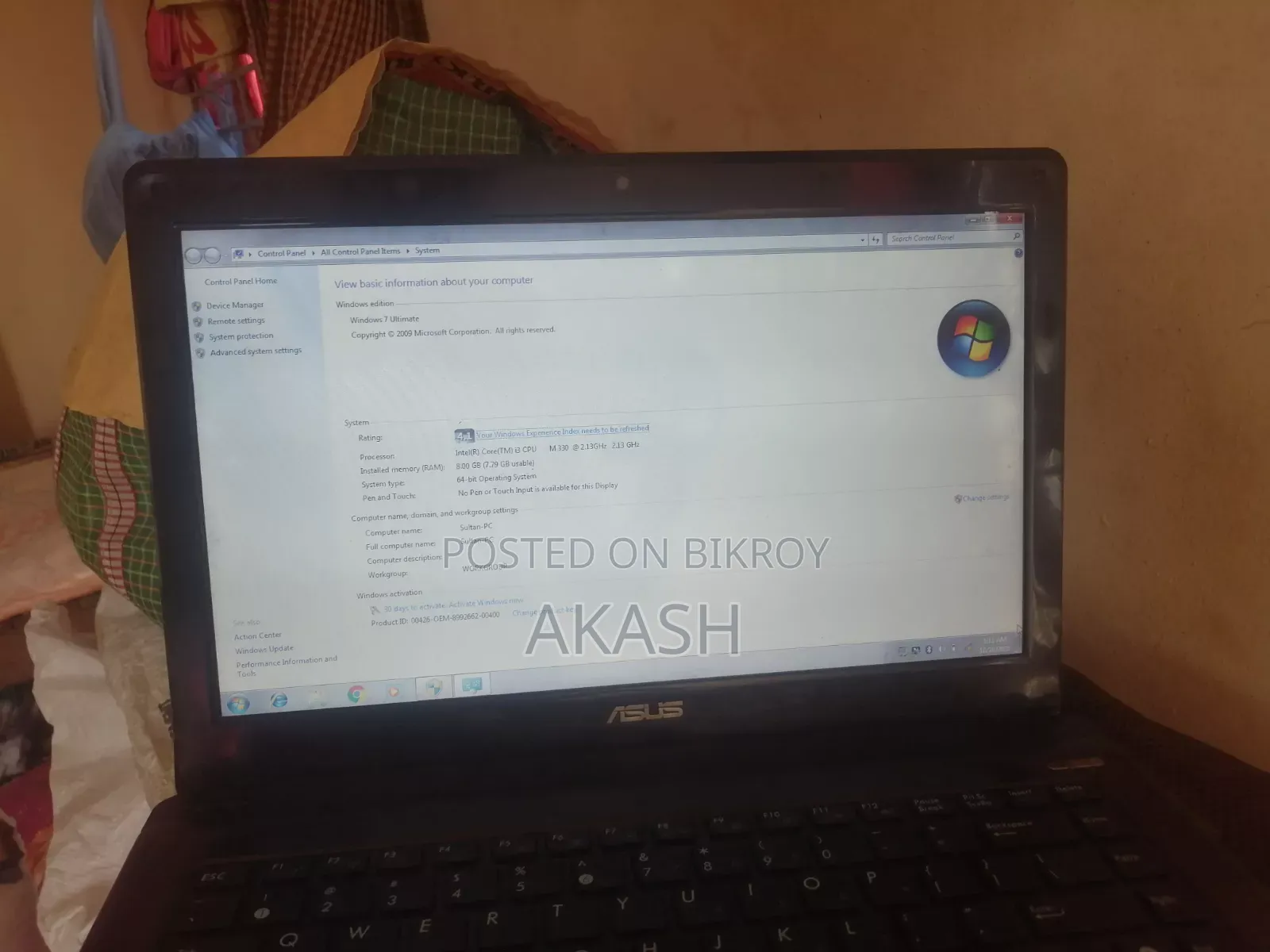 ল্যাপটপ আসুস কে৪২ডিই ২জিবি ইন্টেল অ্যাটম এসএসডি ১৬০জিবি