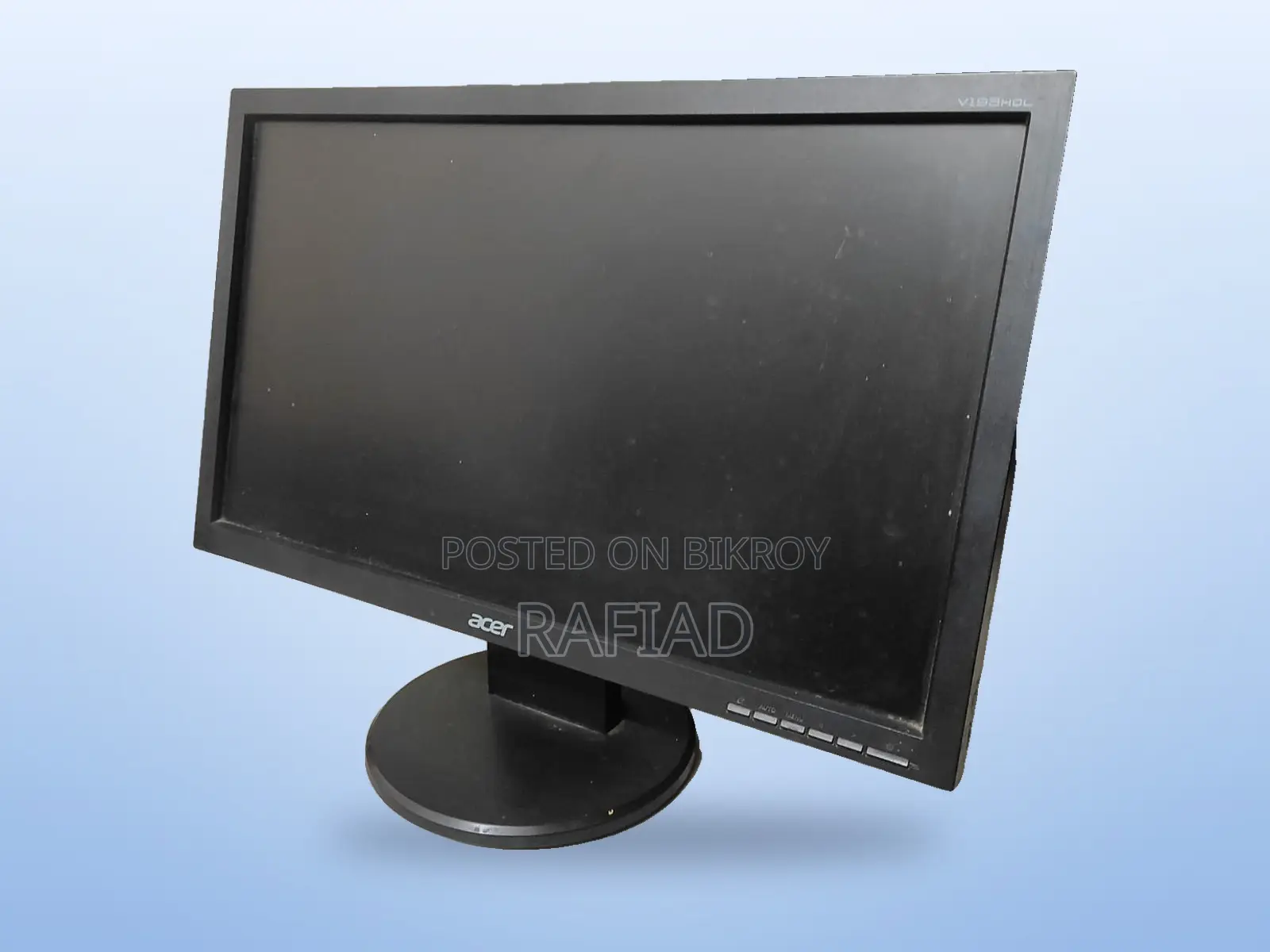 Acer V193HQL 18.5" LED মনিটর – ফ্রেশ কন্ডিশন, সব ঠিক আছে
