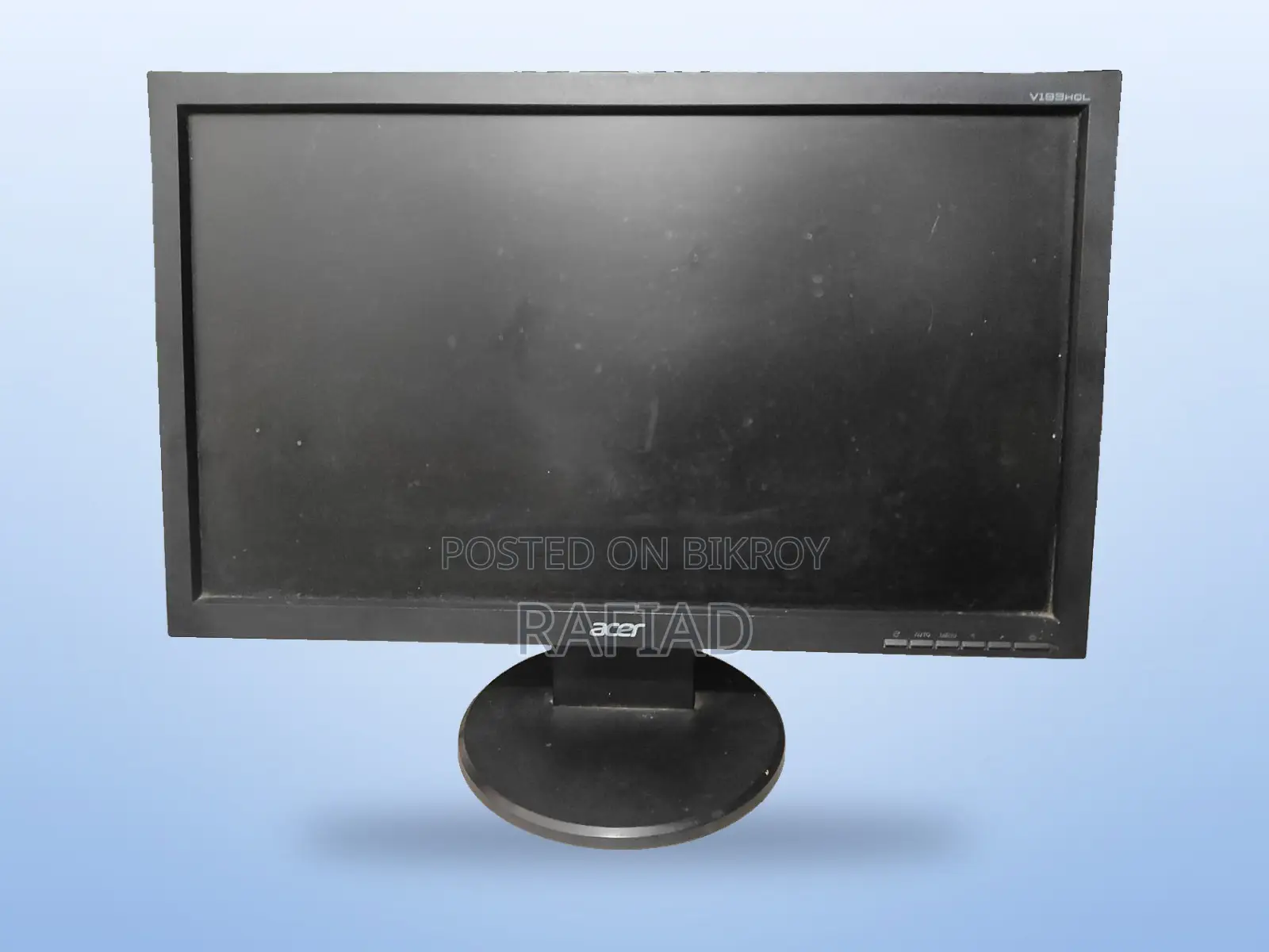 Acer V193HQL 18.5" LED মনিটর – ফ্রেশ কন্ডিশন, সব ঠিক আছে
