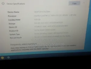 ল্যাপটপ ৪জিবি ইন্টেল কোর আই৩ এইচডিডি ১টি