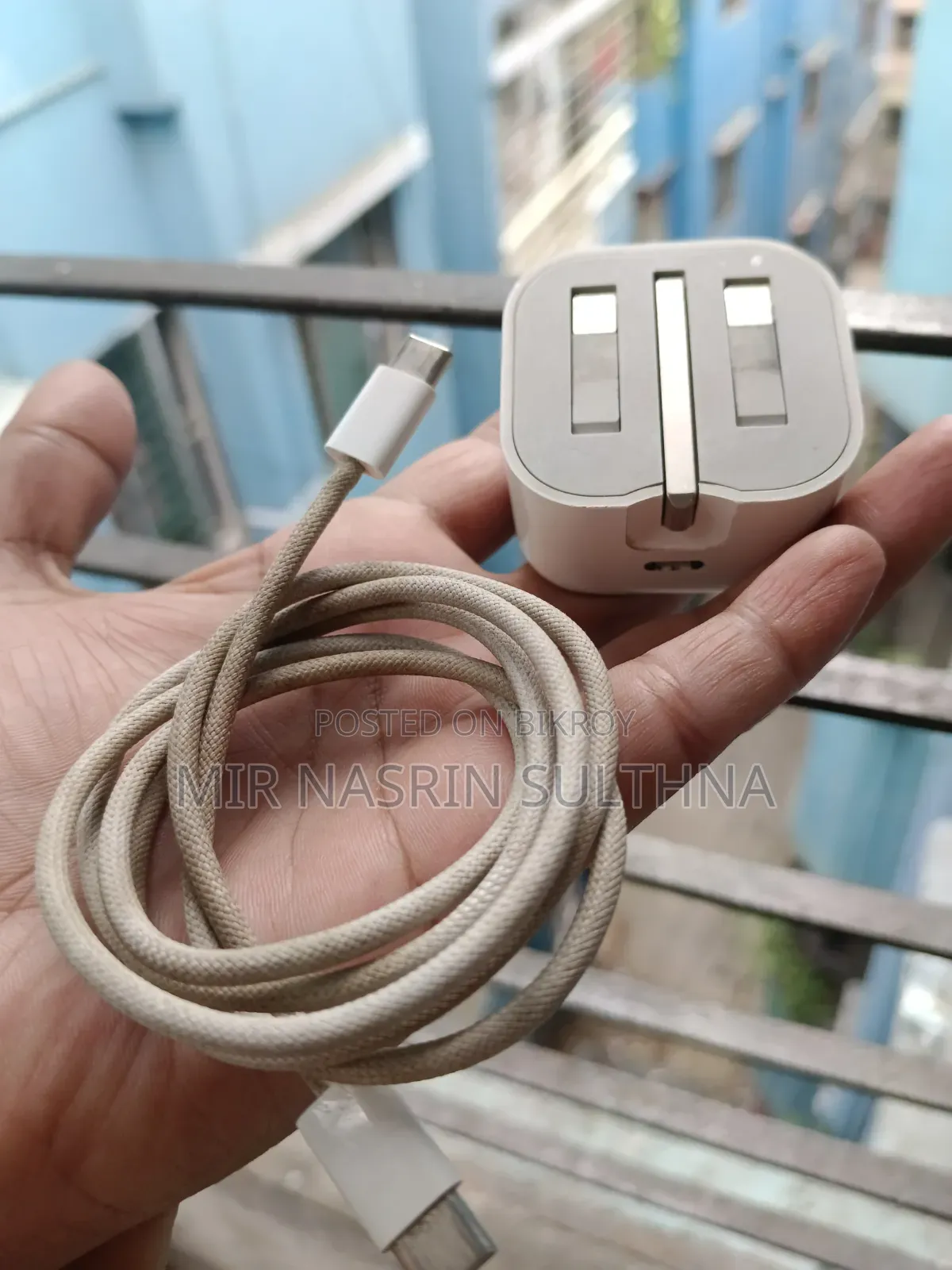 Apple C Port Adapter With Type C to Type C Cable