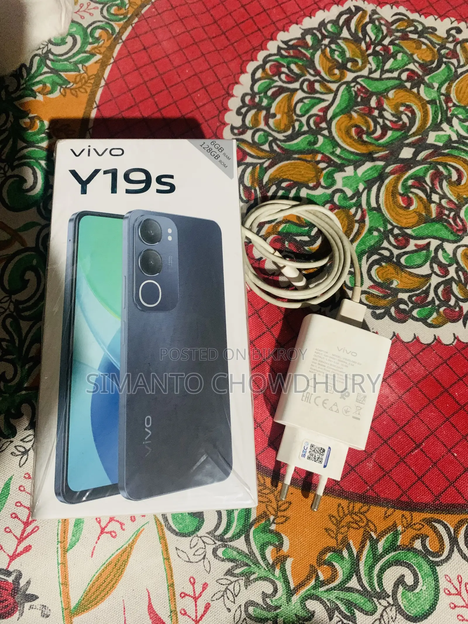 Vivo Y19s 128 GB Black