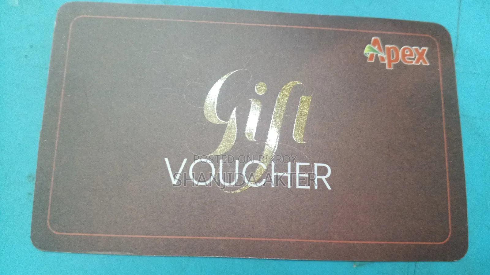 Apex Gift Voucher