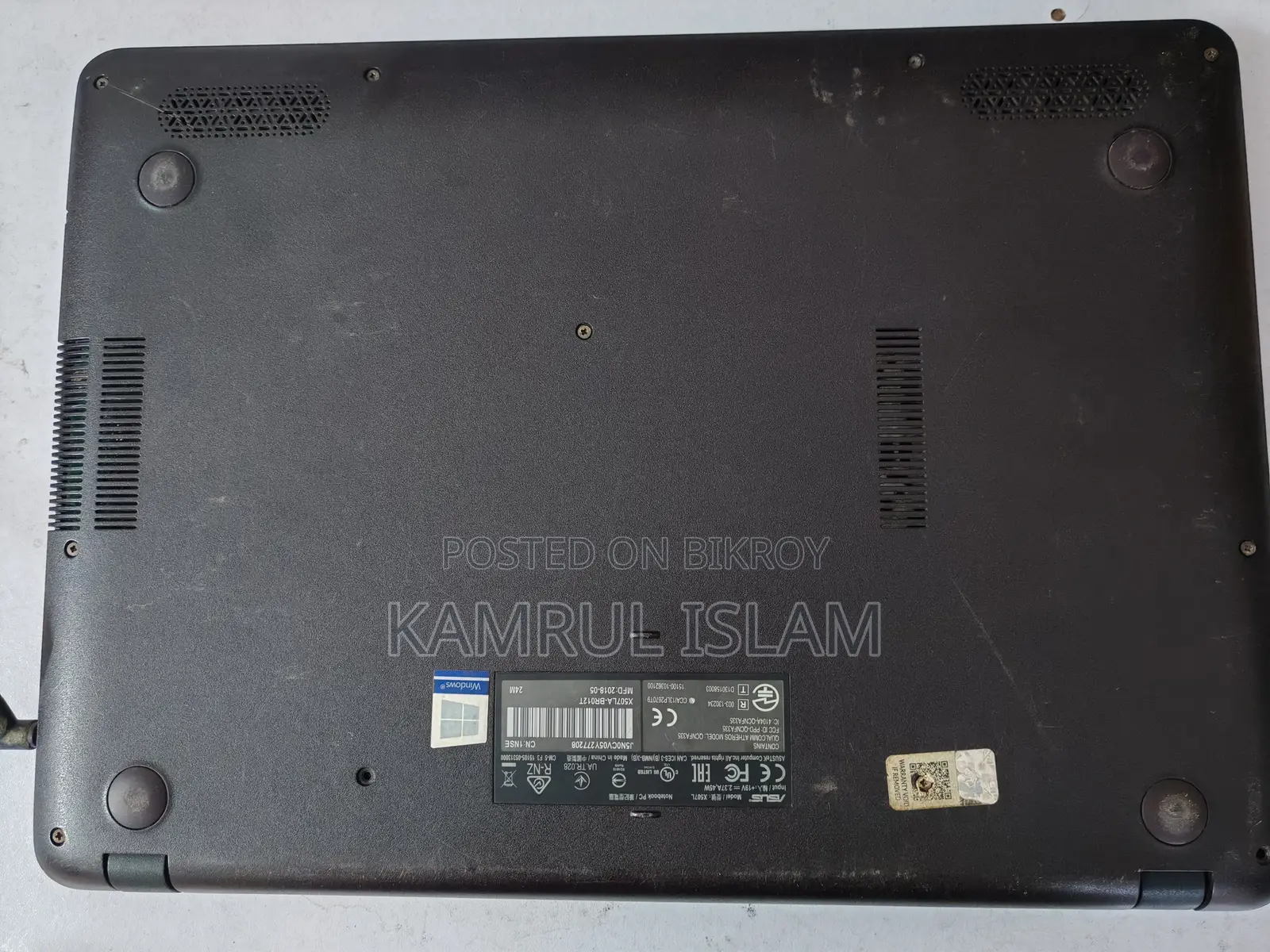 Laptop Asus X501A 8GB Intel Core i3 SSD 128GB
