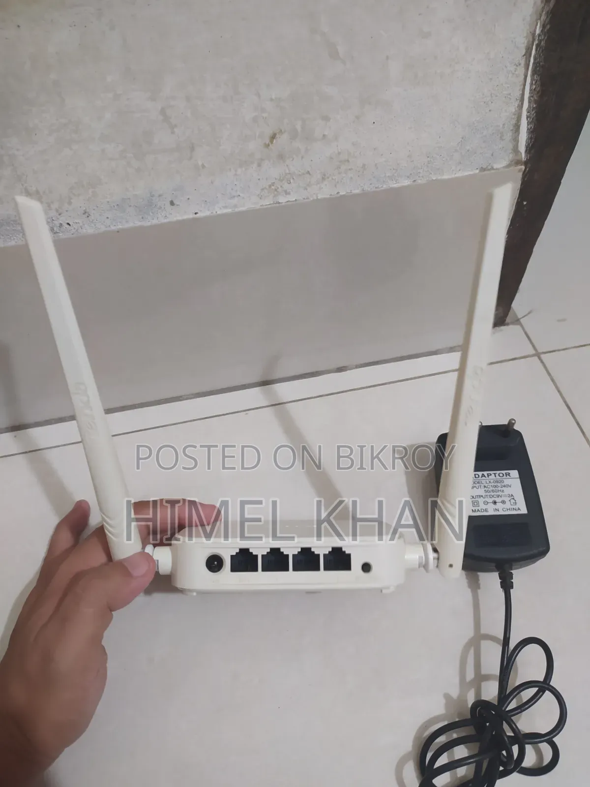 টেন্ডা এন৩০০১ ইজি সেটআপ ওয়াইফাই রাউটার ভালো অবস্থা