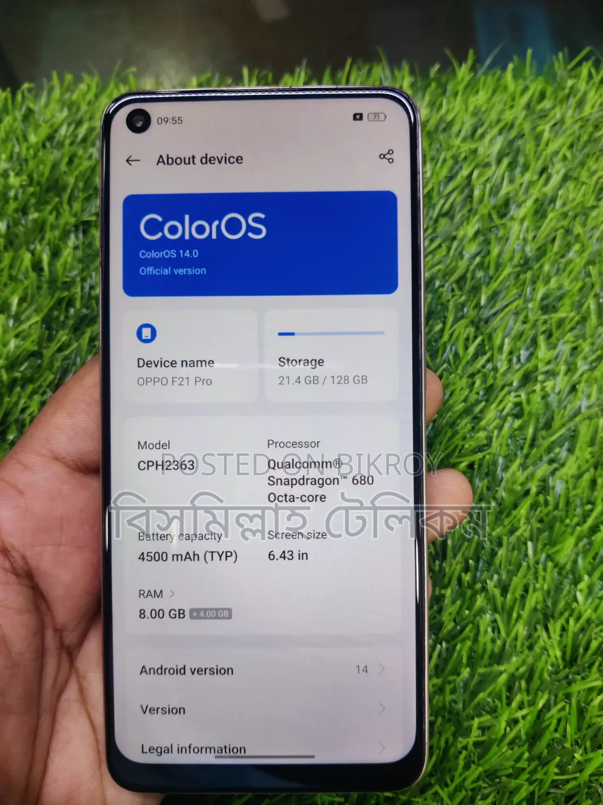 Oppo F21 Pro 128 GB Orange