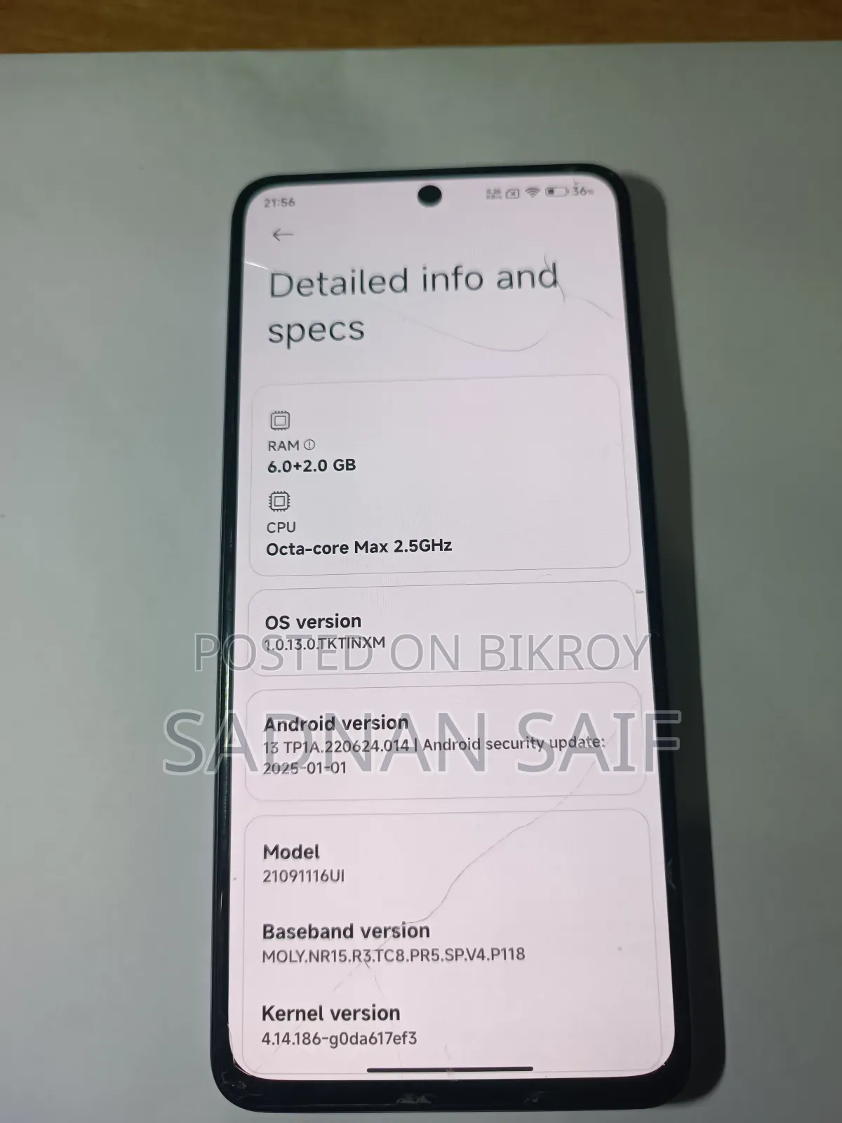 Xiaomi Mi 11i 128 GB Purple