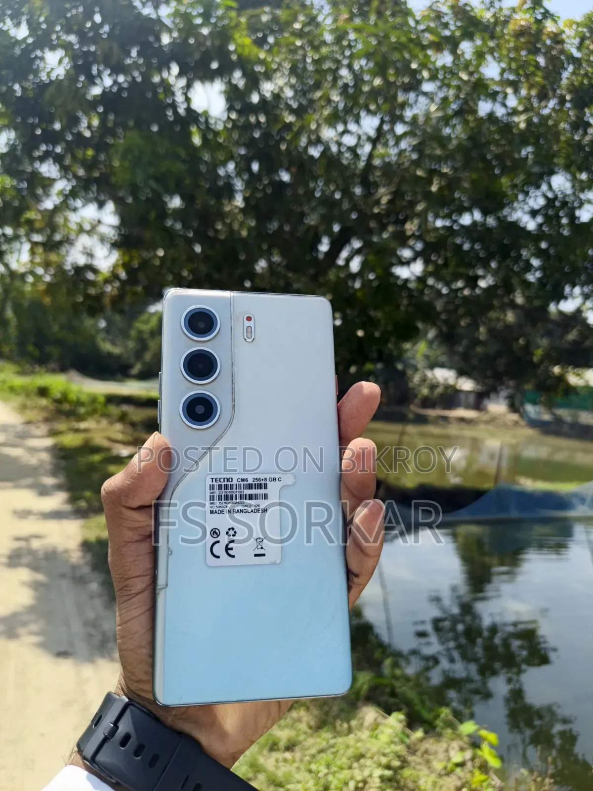টেকনো ক্যামন ৪০ প্রো ৪জি ২৫৬ জিবি সিলভার