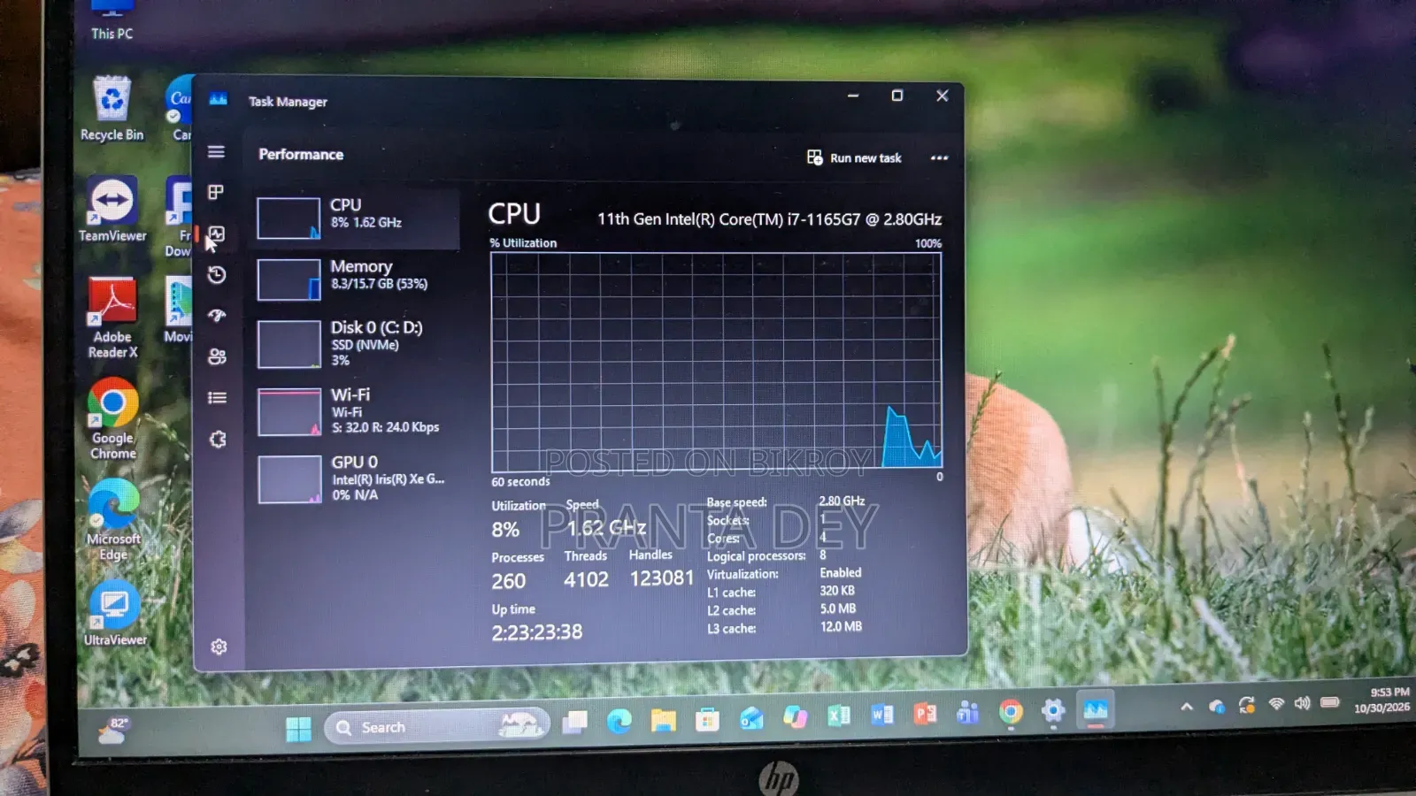 Laptop HP ProBook 430 G8 16GB Intel Core i7 SSD 256GB