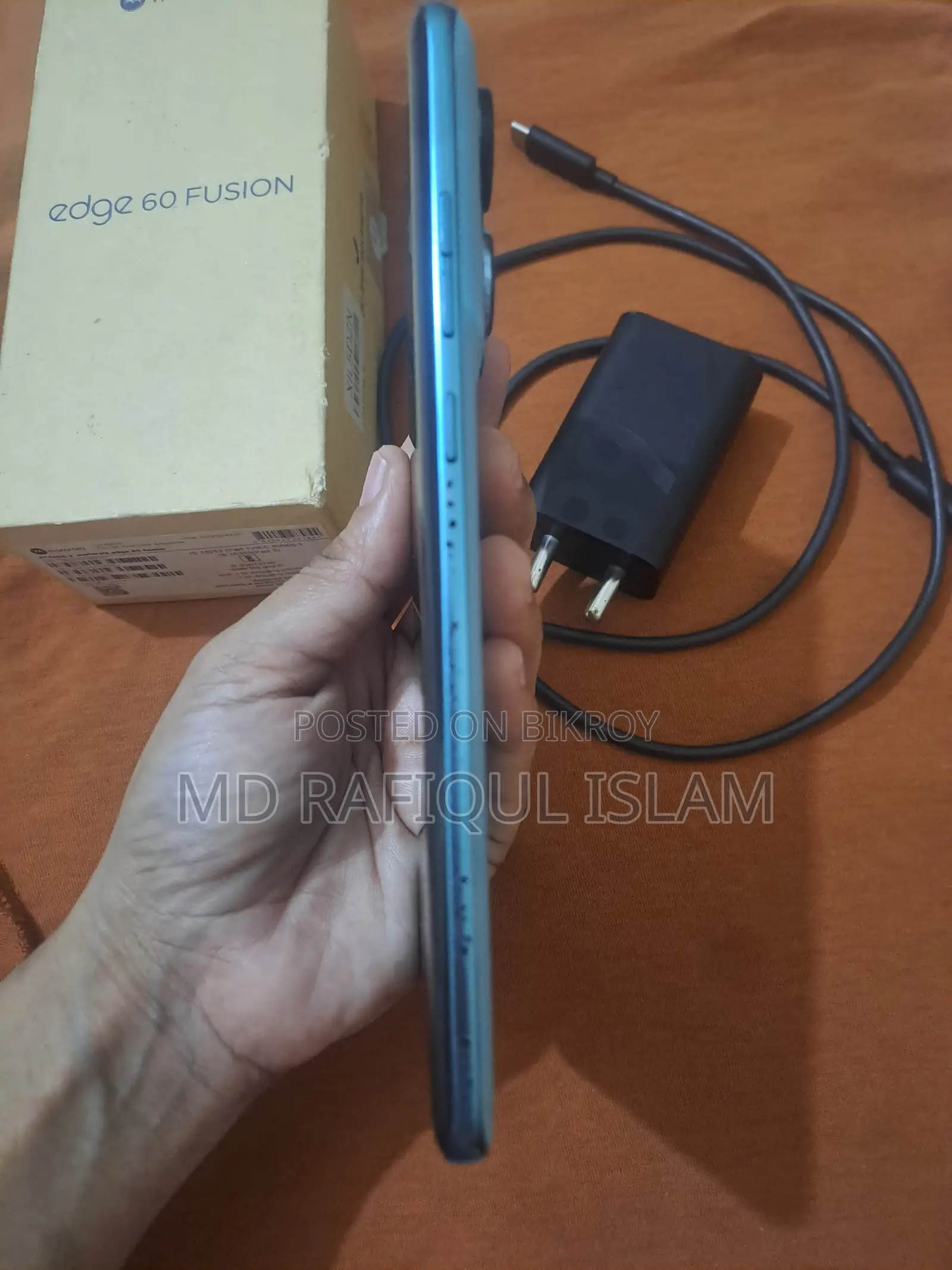 মটোরোলা এজ ৬০ ফিউশন ২৫৬ জিবি নীল
