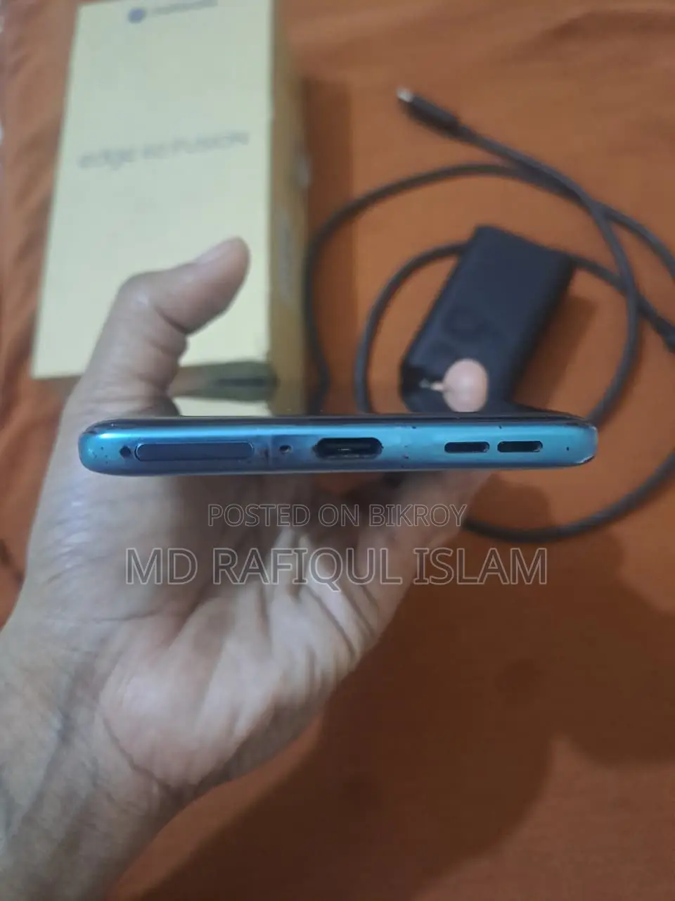 মটোরোলা এজ ৬০ ফিউশন ২৫৬ জিবি নীল