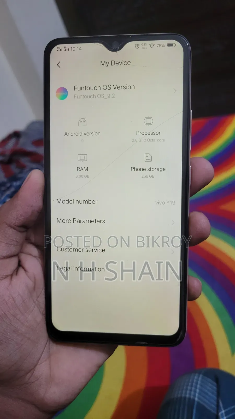 Vivo Y19 128 GB Blue
