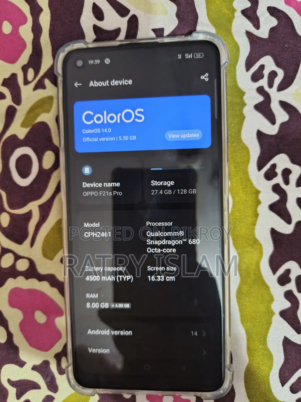 Oppo F21s Pro 128 GB Black