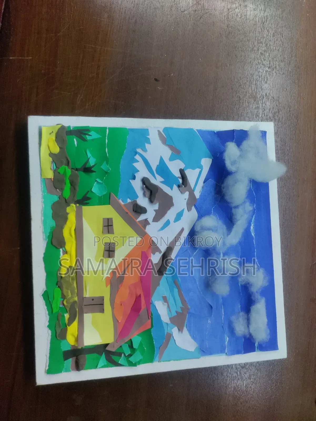 Collage Style Scenery