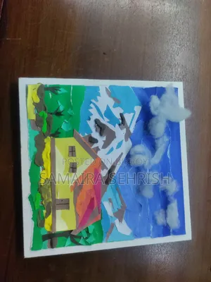 Collage Style Scenery
