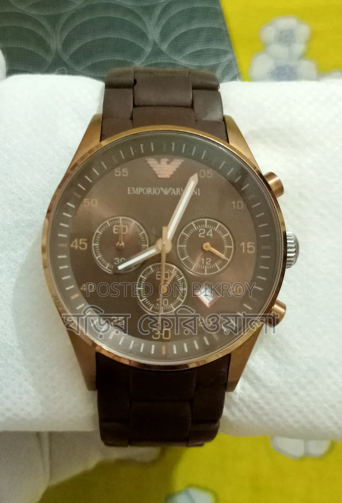 Original Emporio Armani Quartz Chronograph Watch