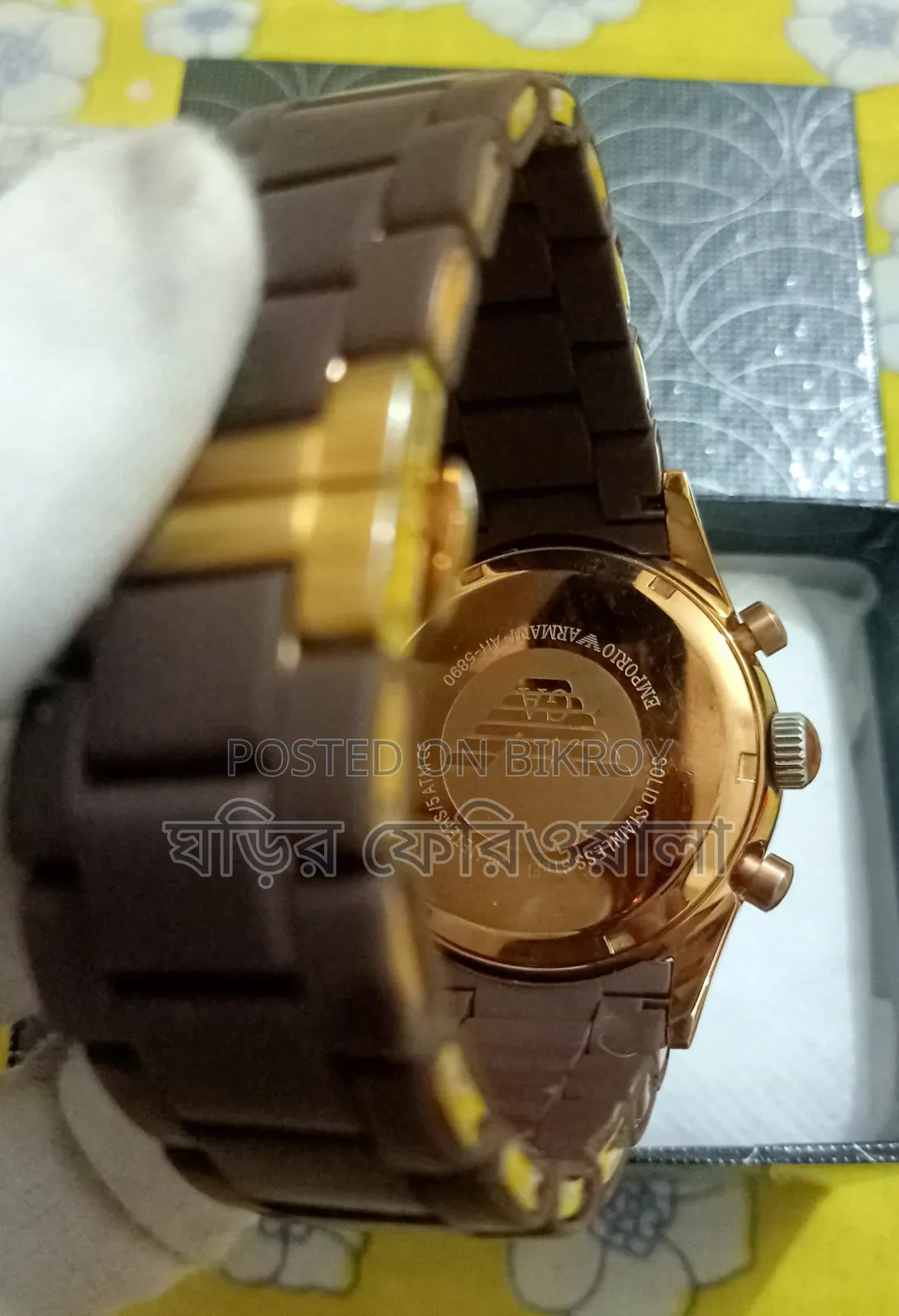 Original Emporio Armani Quartz Chronograph Watch