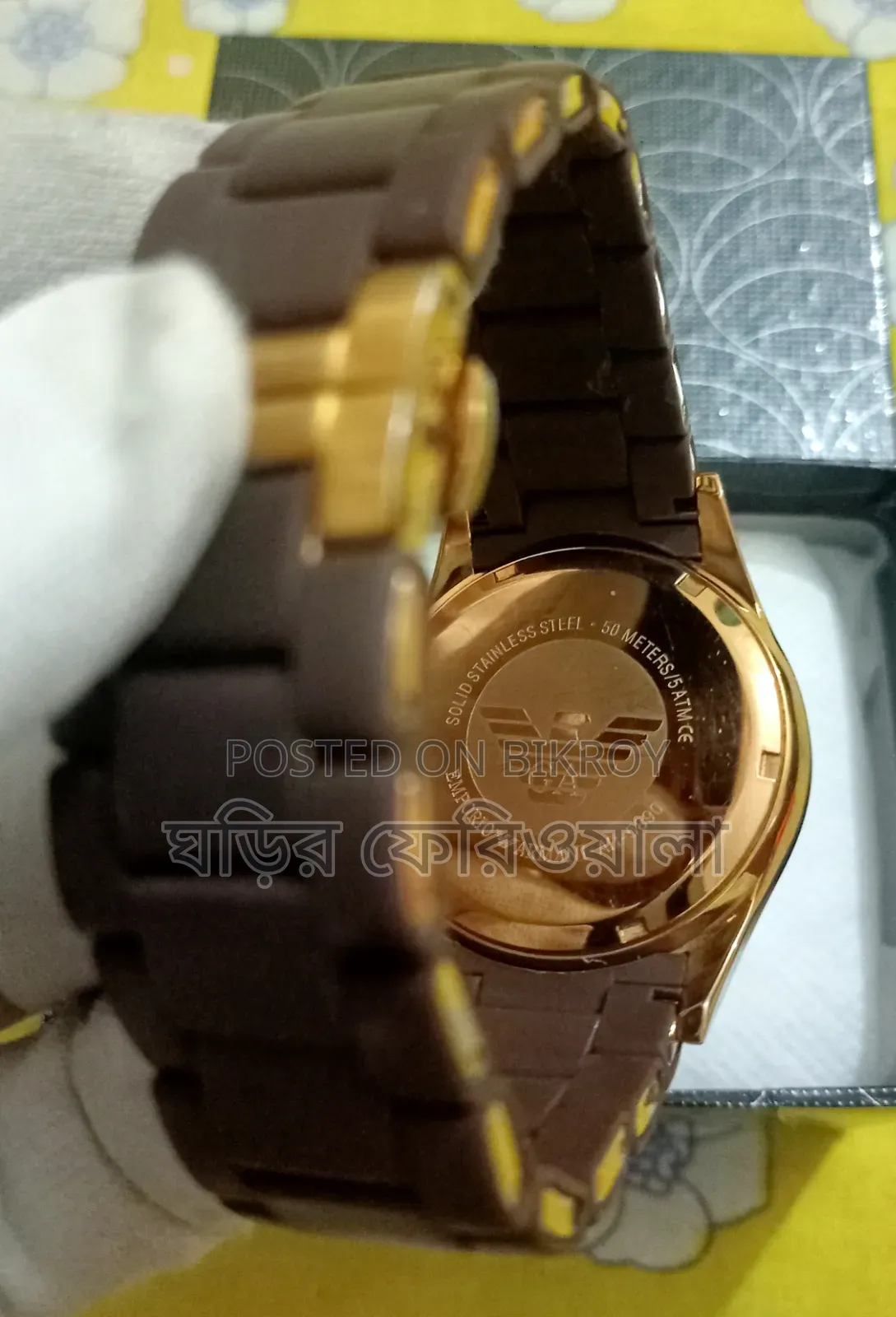 Original Emporio Armani Quartz Chronograph Watch