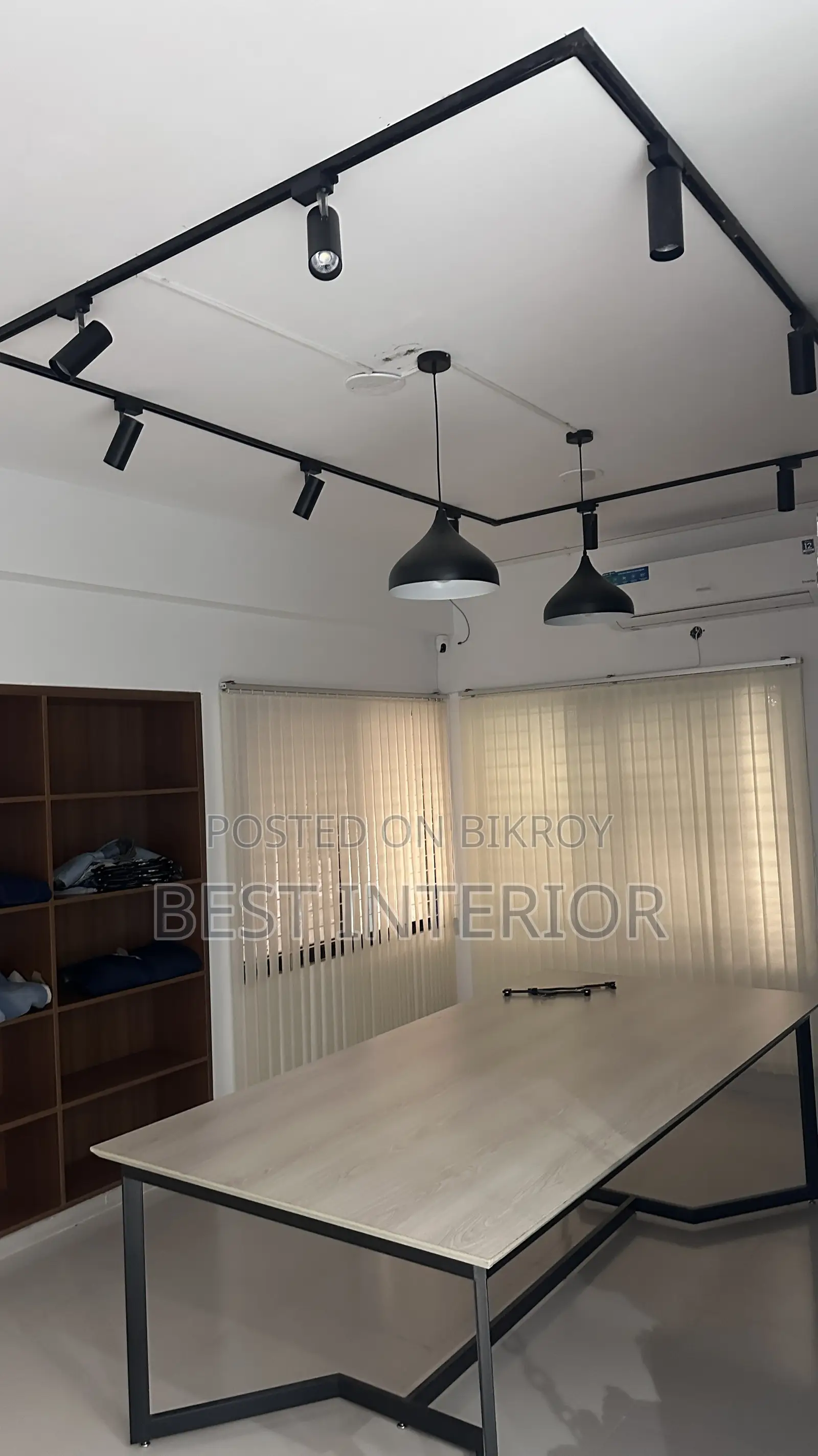 Modern MS Steel Leg Conference Table | Customized Office Table