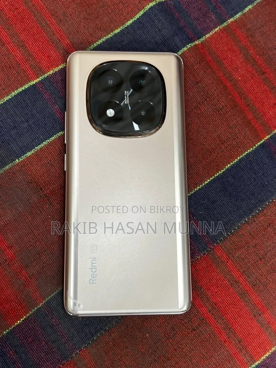 শাওমি রেডমি নোট ১৪ প্রো প্লাস ৫জি ২৫৬ জিবি গোল্ড