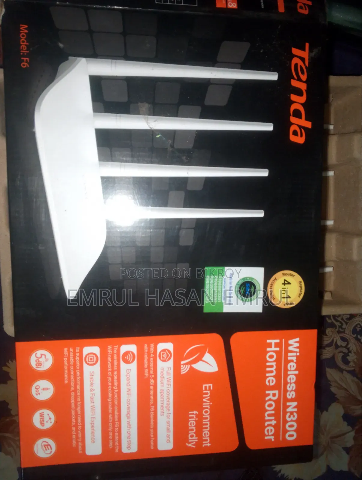 Tenda Model :F6