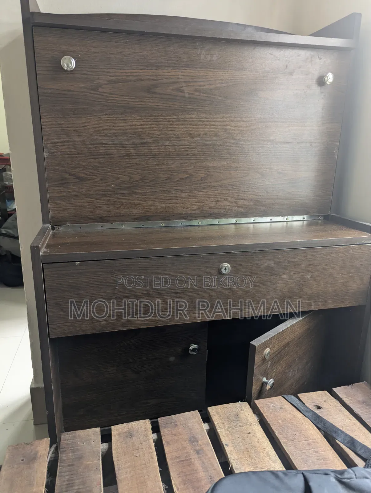 Study Desk & Storage Cabinet
