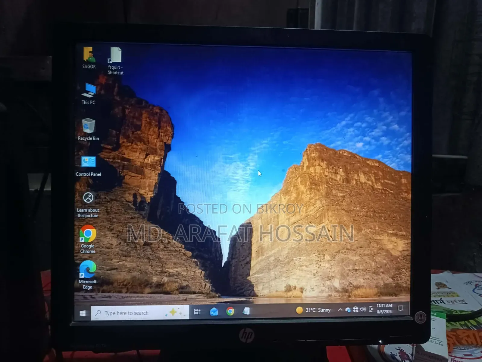 Desktop Computer 8GB Intel Core i5 SSD 256GB