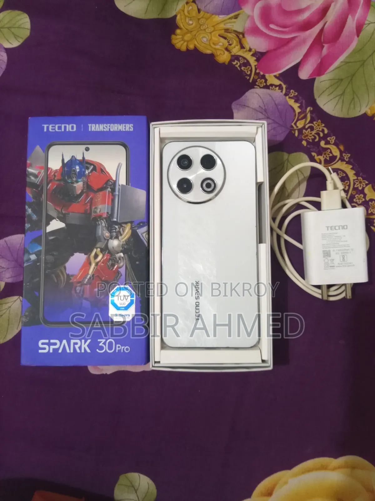 Tecno Spark 30 Pro 128 GB White