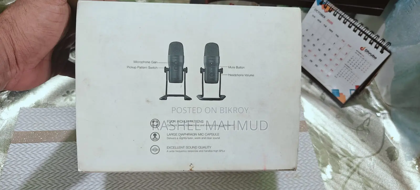 FIFINE K690 USB Microphone – ব্র্যান্ড নিউ কন্ডিশন
