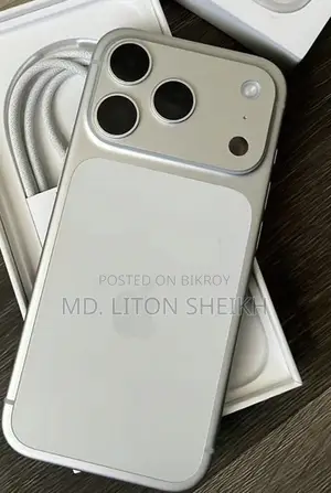 অ্যাপল আইফোন ১৭ প্রো ম্যাক্স ২৫৬ জিবি হোয়াইট