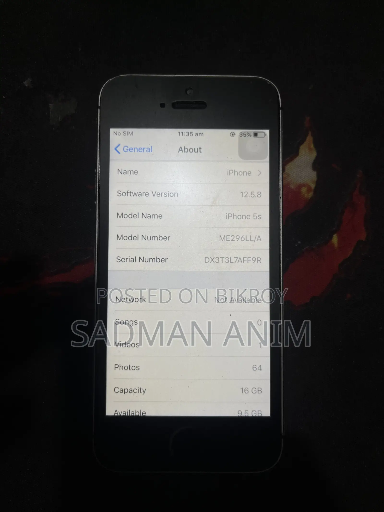 Apple iPhone 5s 16 GB Silver