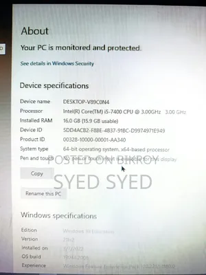 Desktop Computer HP 16GB Intel Core i5 HDD 1T
