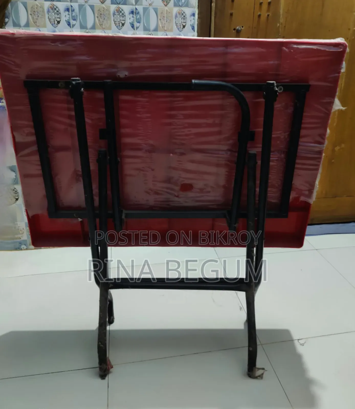 Study Table – Folding Red Table