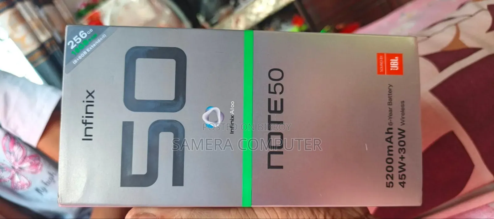Infinix Note 50 4G 256 GB Purple