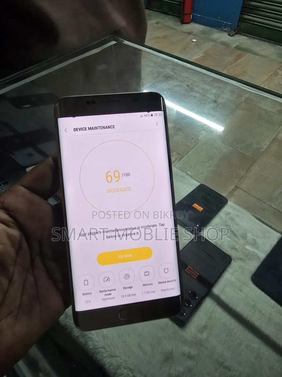 স্যামসাং গ্যালাক্সি এস৬ এজ ৩২ জিবি গোল্ড