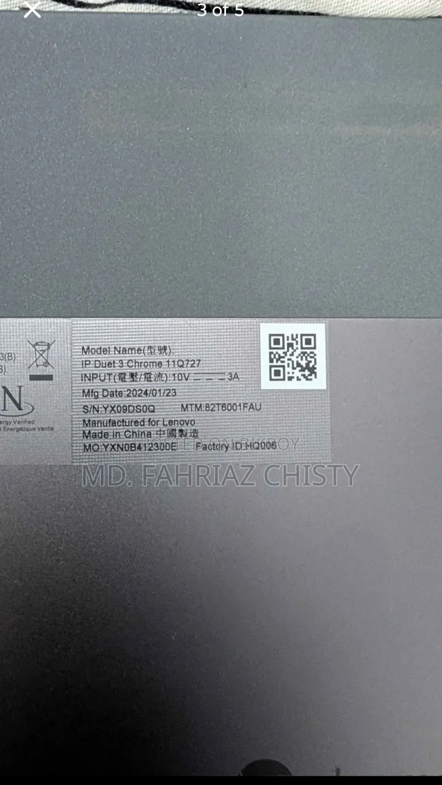 Laptop Lenovo 4GB eMMC 128GB