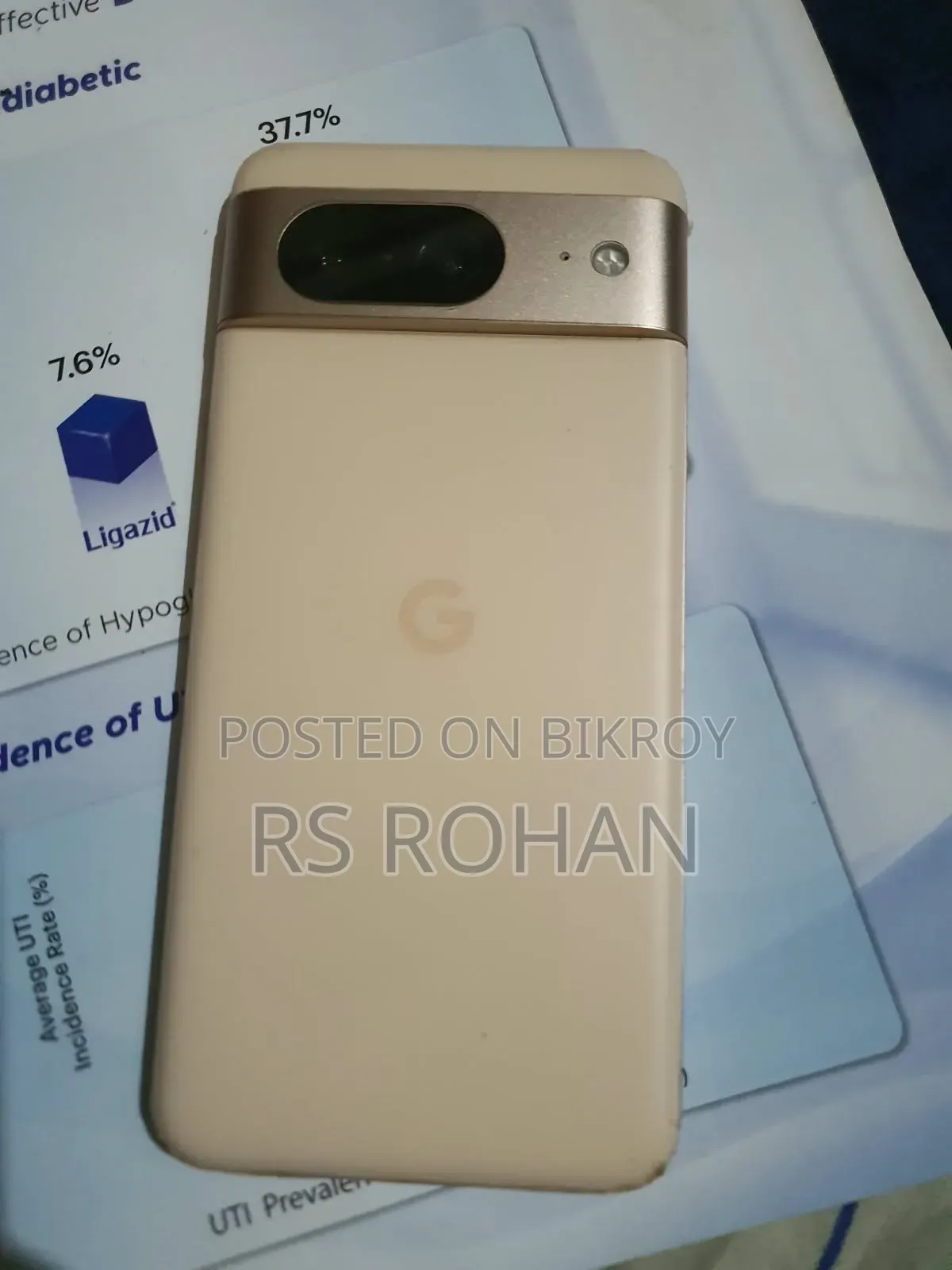 গুগল পিক্সেল ৮ ১২৮ জিবি গোল্ড