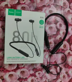 HOCO ES70 Original Bluetooth Neckband – 500mAh Battery