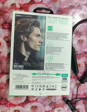 HOCO ES70 Original Bluetooth Neckband – 500mAh Battery